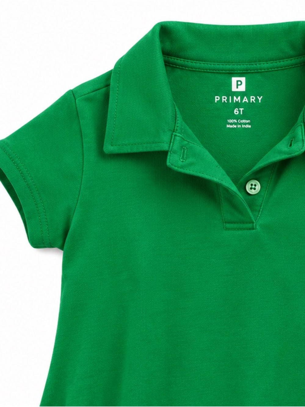 Primary green‎ colors red tshirt dress or shirt with pockets